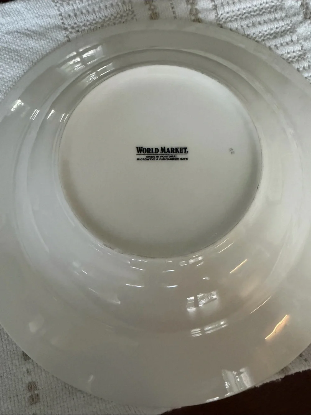 Deruta Style Ceramic Peacock Pasta Bowl